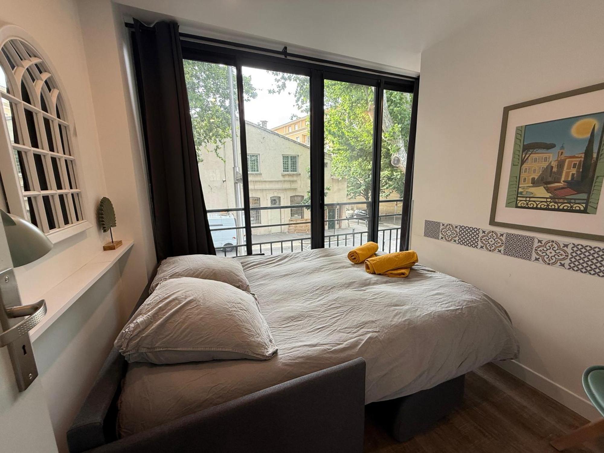 L'Amandier - Joli Appartement T3 Neuf Centre Ville A 2 Pas De La Rotonde Mirabeau Et Des Allees Provencales Экс-ан-Прованс Экстерьер фото